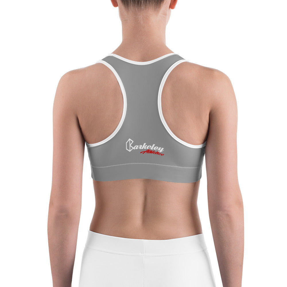 Barkcley Athletics (Women’s Sports bra) (Gray)