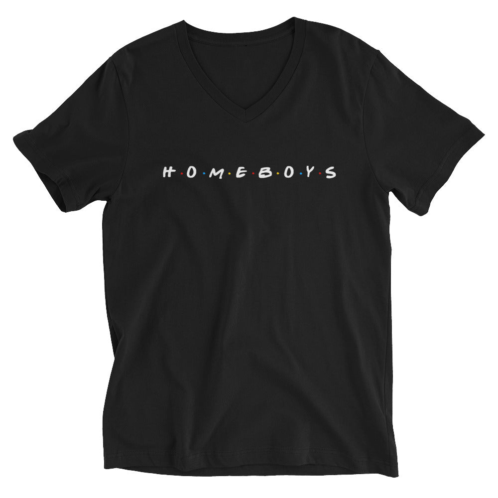 A.M. Nights (Mens homeboy V-Neck T-Shirt) (black)