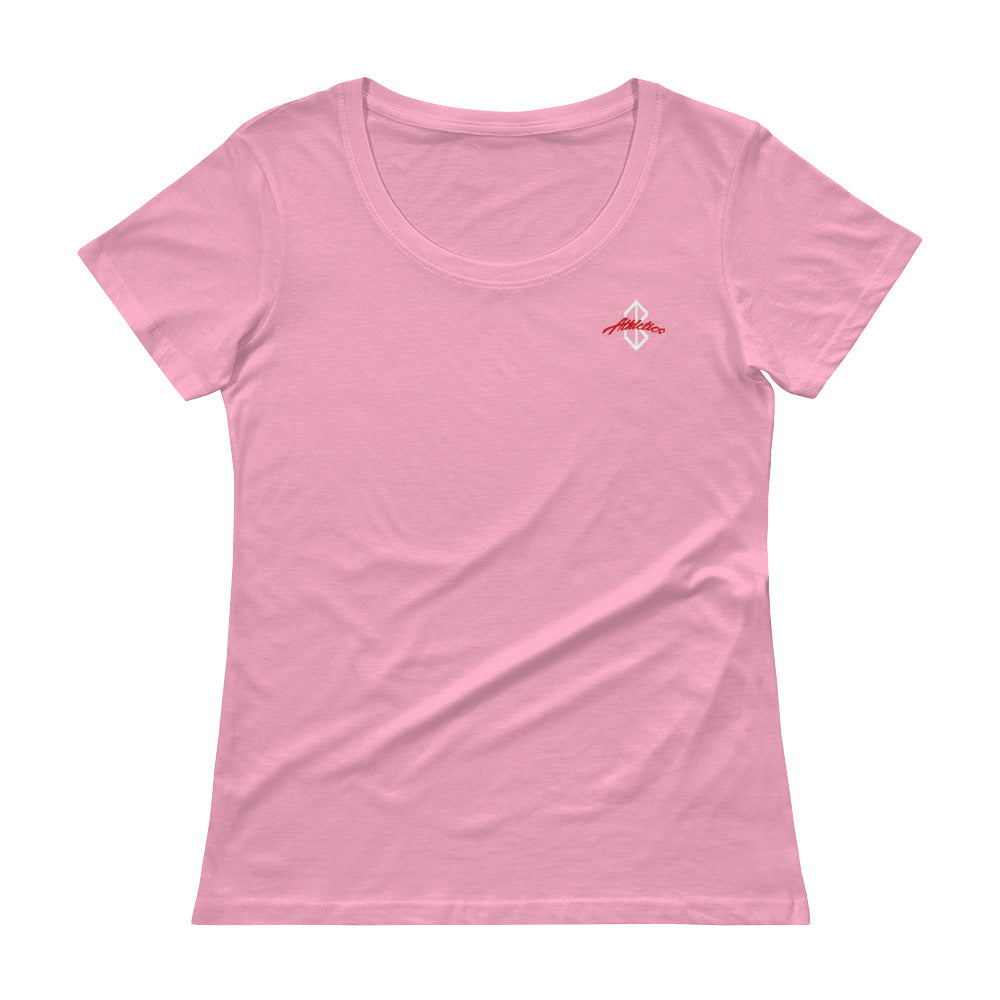 Barkcley Athletics (ladies scoop neck tshirt) (more colors avail)