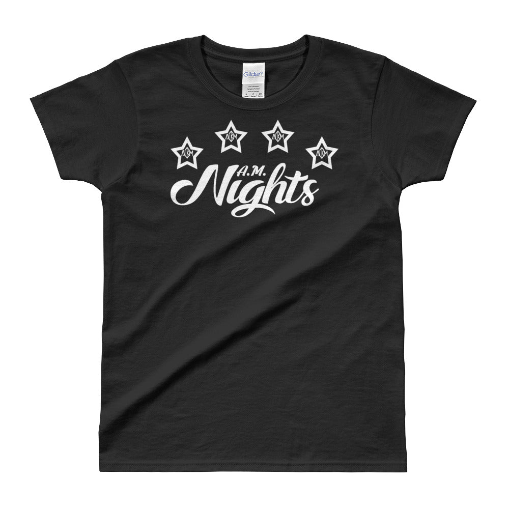 A.M. Nights (ladies short sleeve)