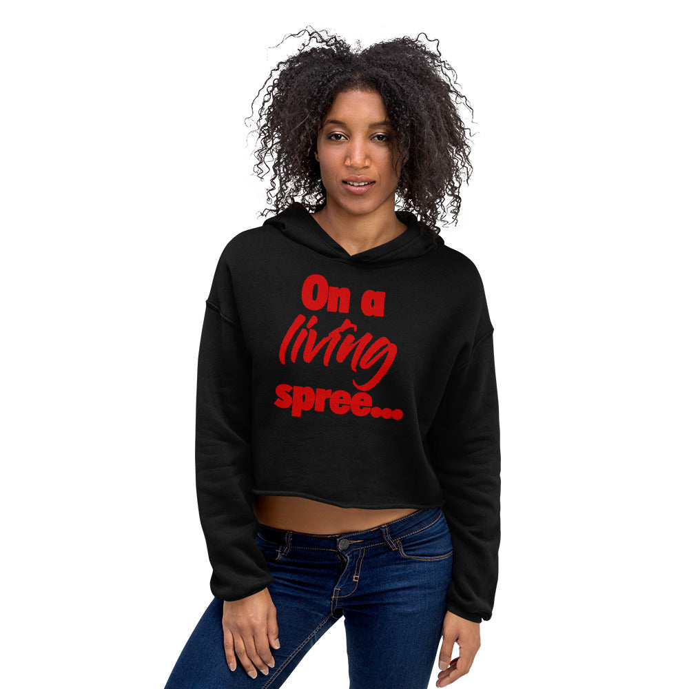 A.M. Nights (OLS Crop Hoodie) (more colors avail)