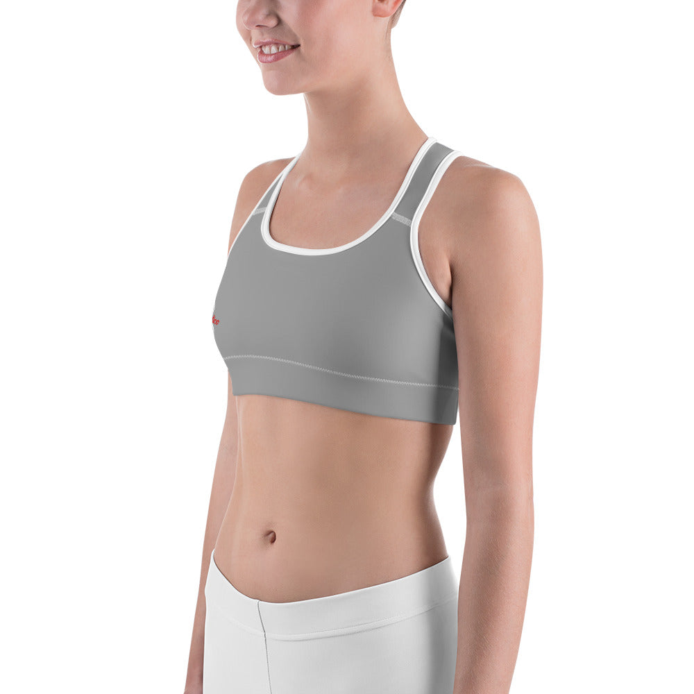 Barkcley Athletics (Women’s Sports bra) (Gray)