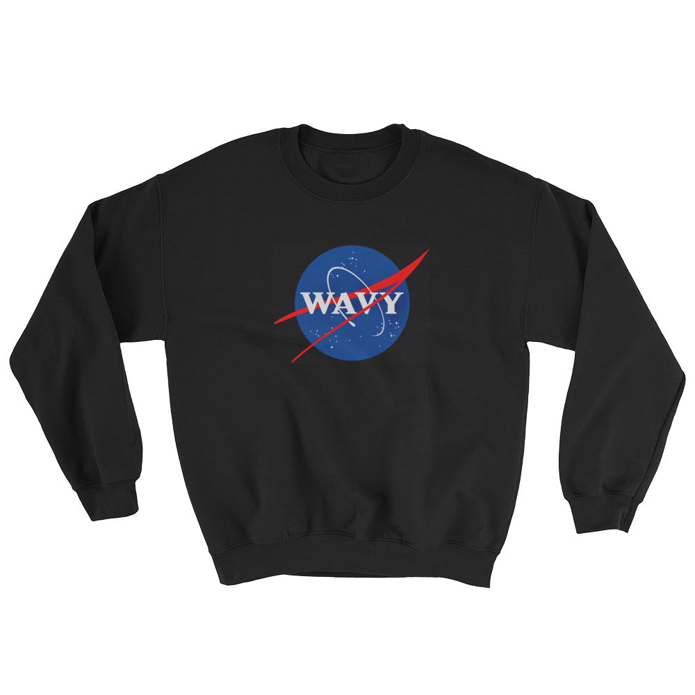 A.M. Nights (Wavy Sweatshirt) (black)