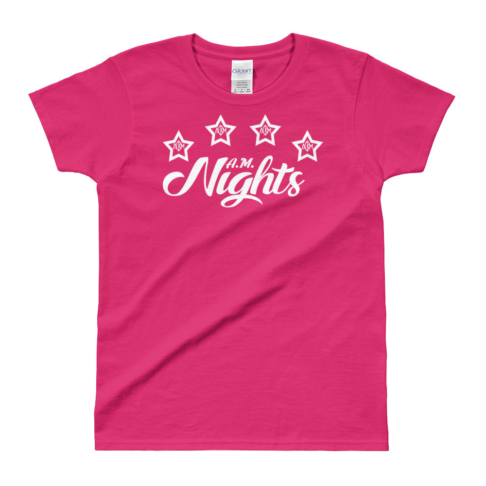 A.M. Nights (ladies short sleeve)