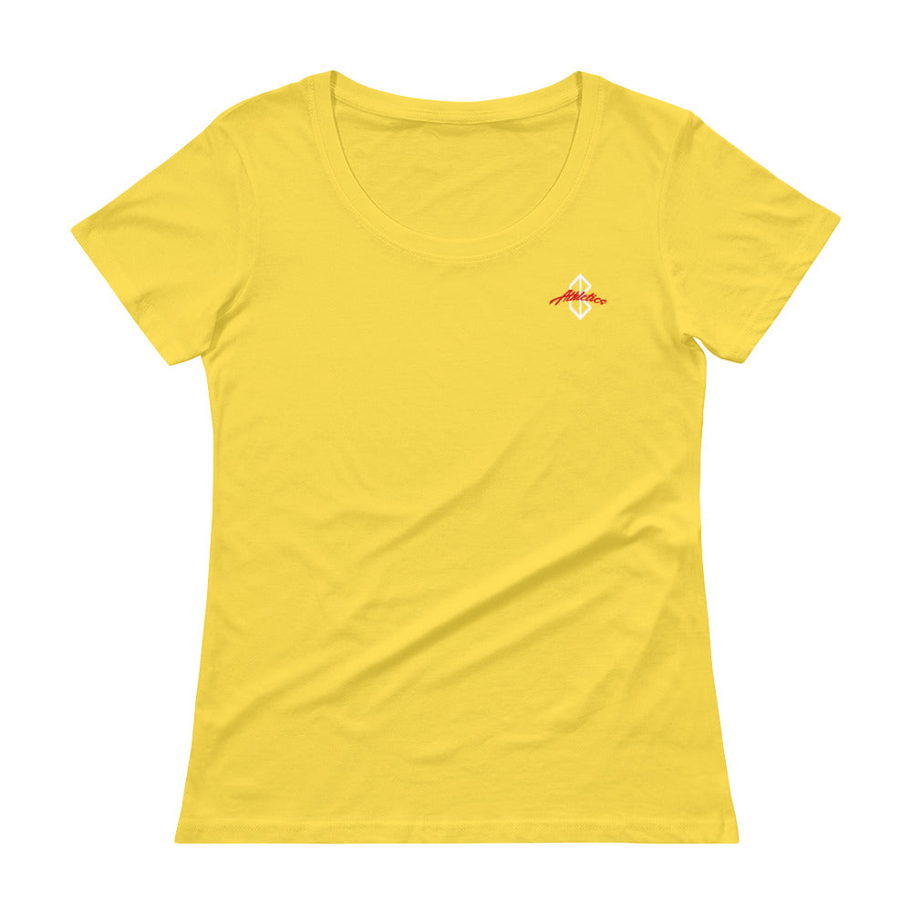 Barkcley Athletics (ladies scoop neck tshirt) (more colors avail)