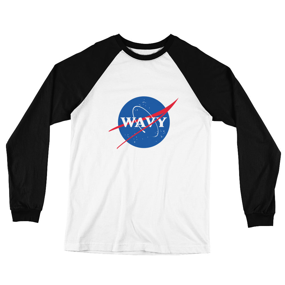 A.M. Nights (Wavy Long Sleeve Baseball Shirt) (more colors avail)