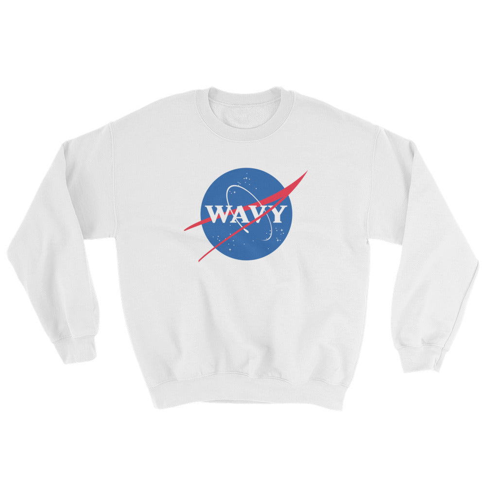 A.M. Nights (Wavy Sweatshirts) (white)