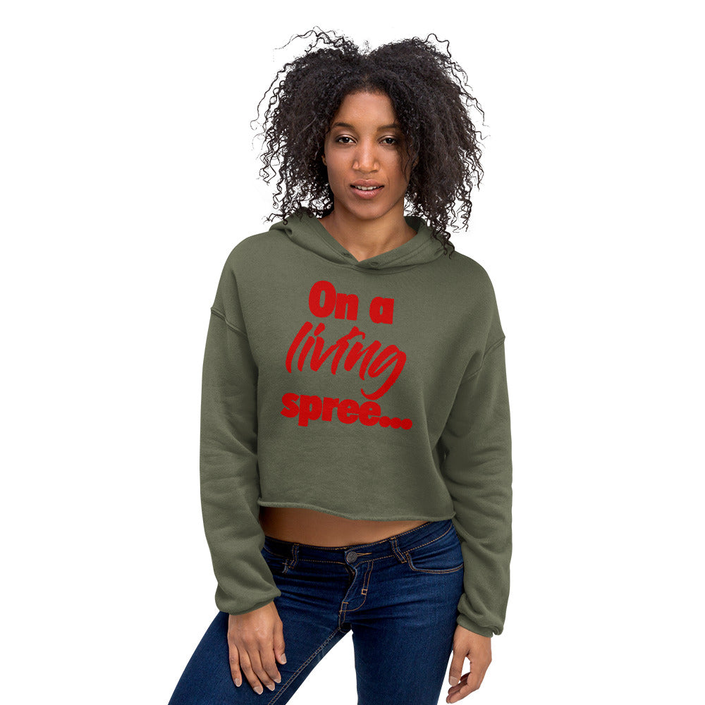 A.M. Nights (OLS Crop Hoodie) (more colors avail)