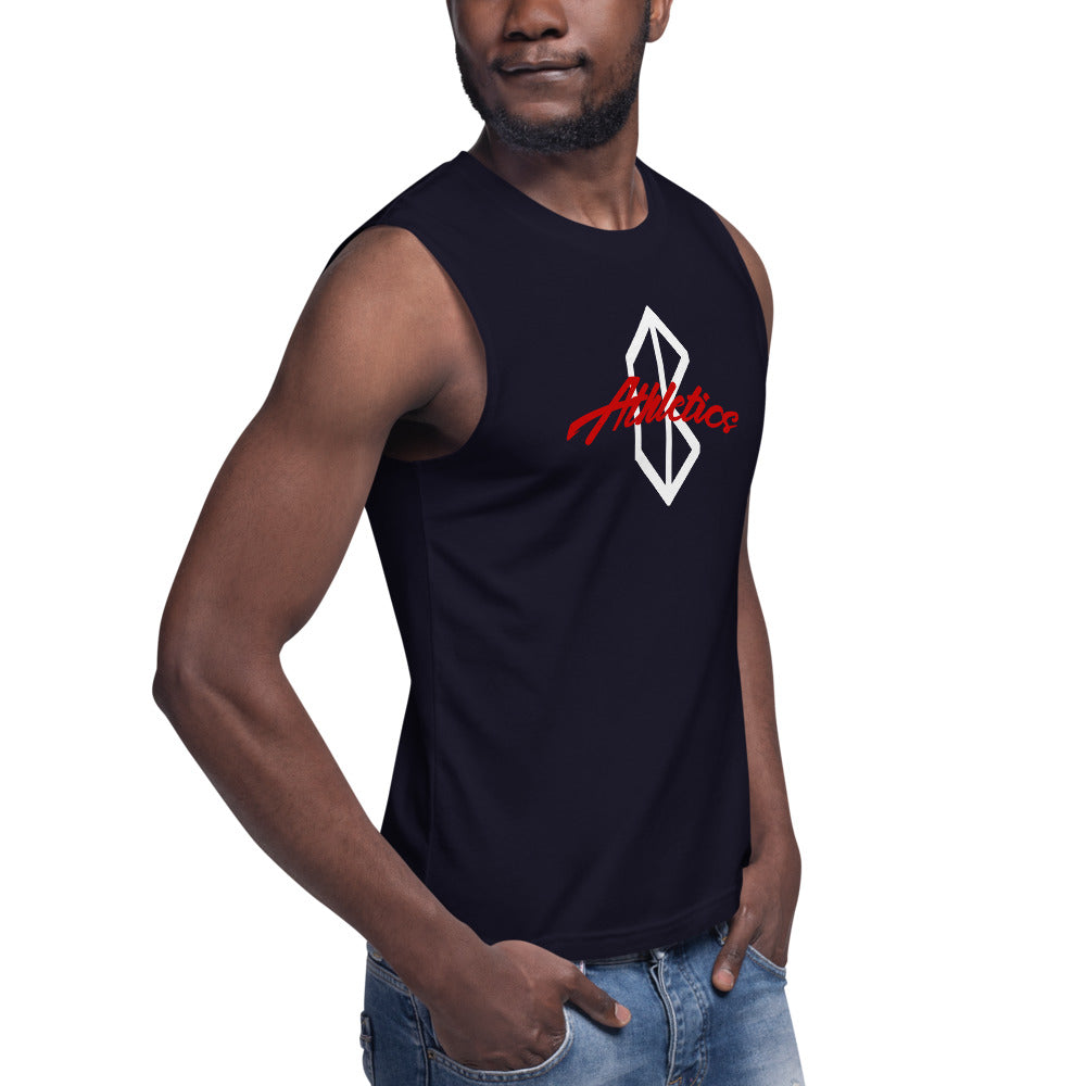Barkcley Athletics (Mens Muscle Tank) (more colors avail)